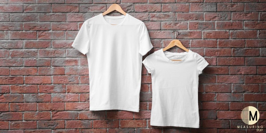 hanging white tshirts