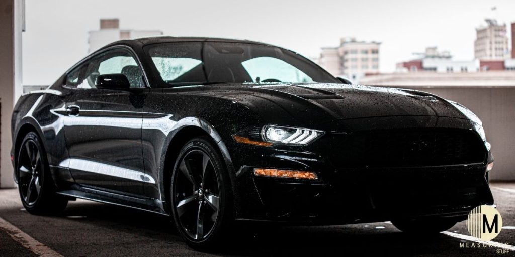 black ford mustang