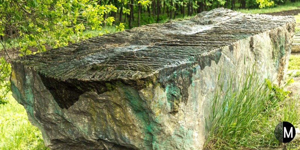 large flat turquoise stone