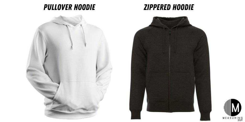 pullover and zippered hoodies