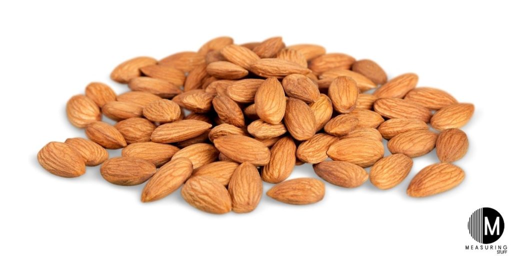 pile of almonds