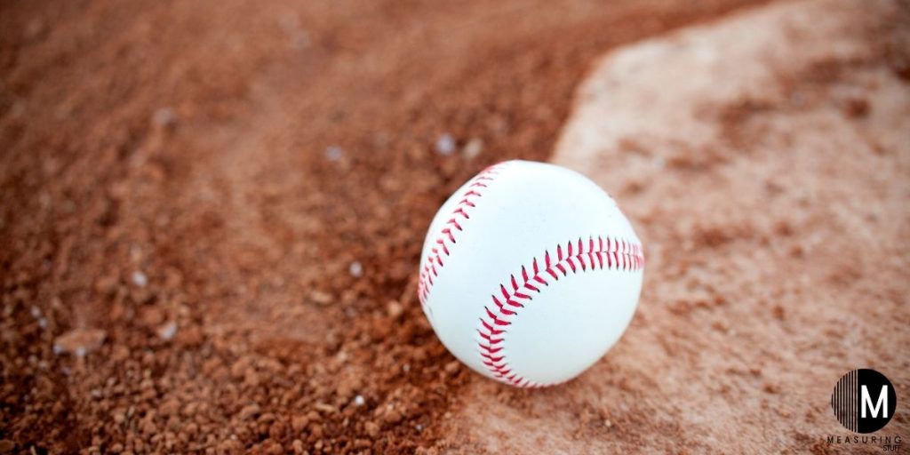 baseball on dirt