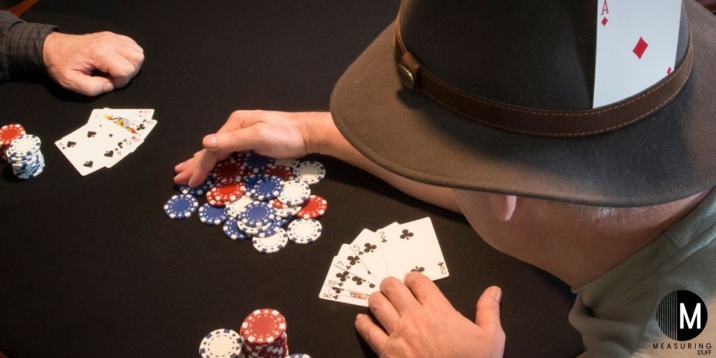 poker game being played