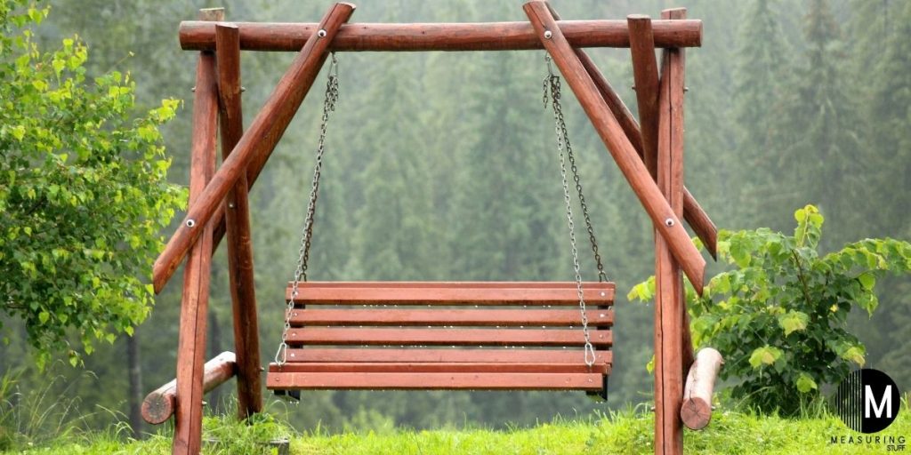 wooden swing