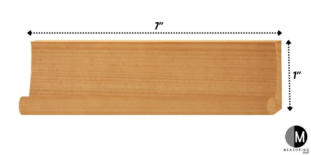 wooden tile rack dimensions