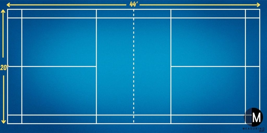 pickleball court dimensions