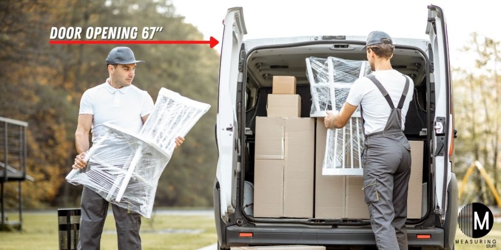 men unloading a cargo van