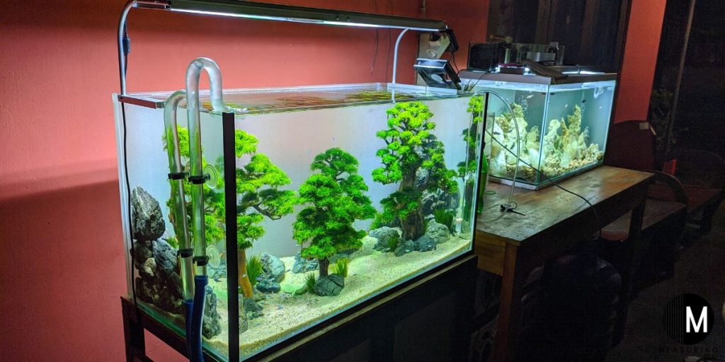 home aquariums on tables