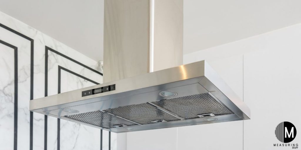 chrome range hood