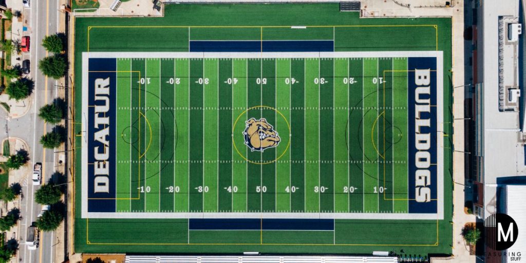 American football field
