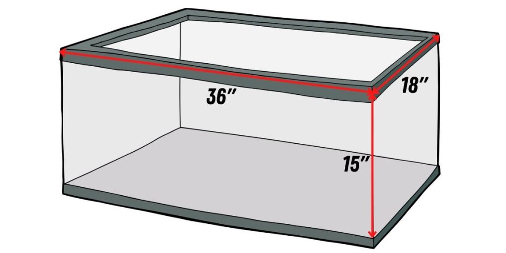 40 gallon breeder dimensions