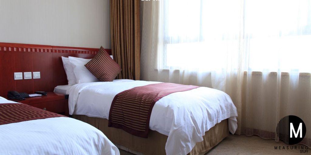 double hotel bed