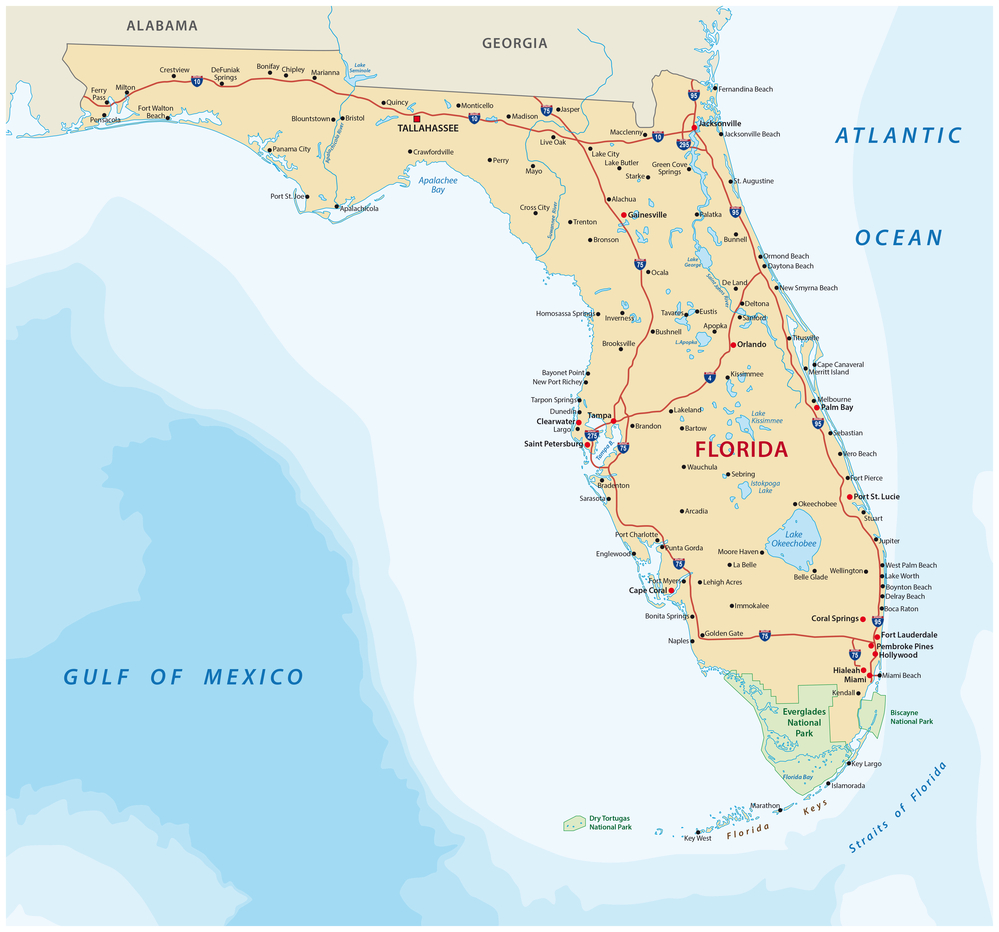 map of florida