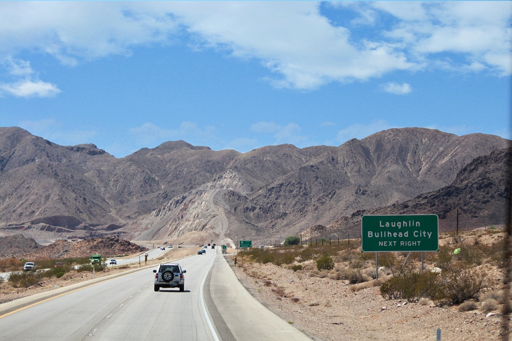 highway leading to Bullhead City NV