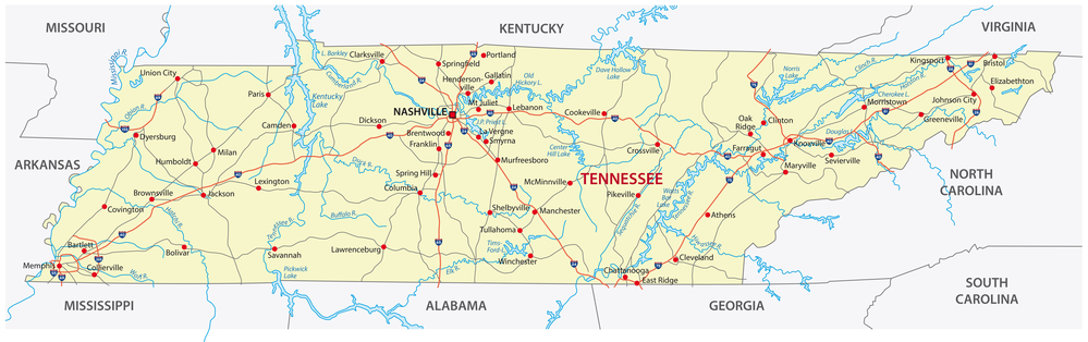 tennessee road map