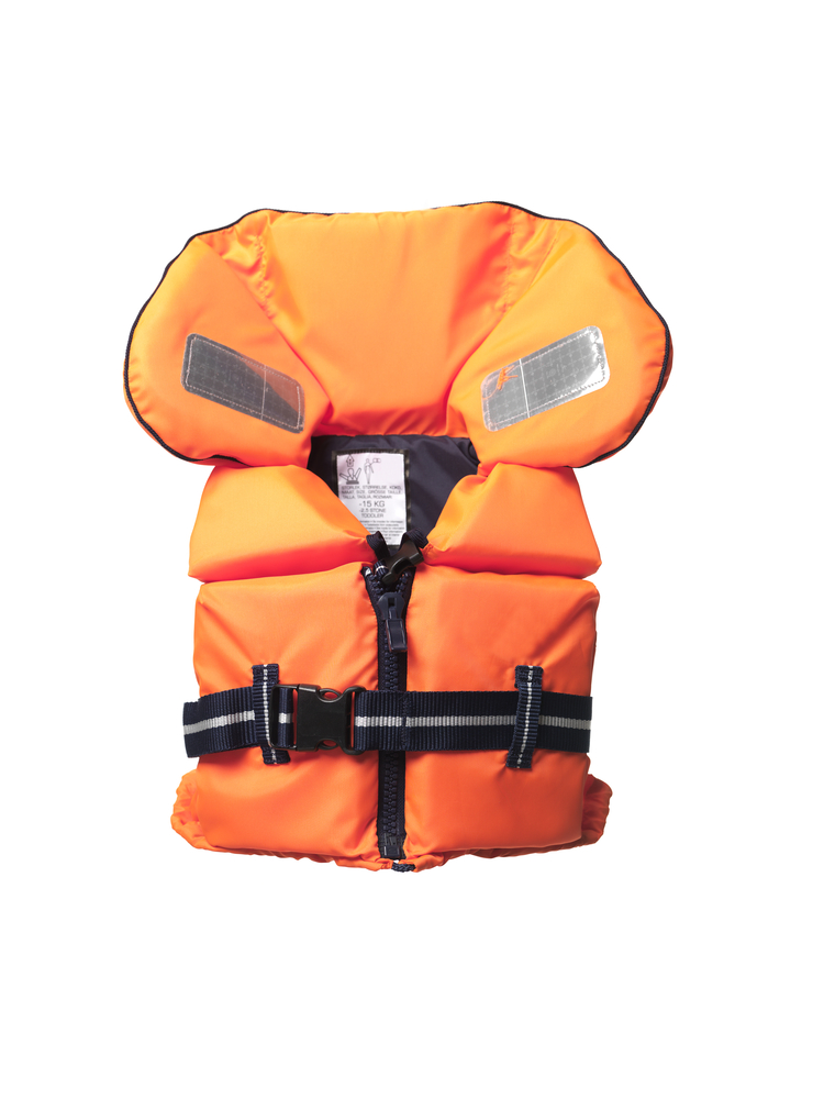 orage color life jacket