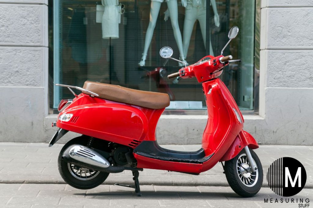 red scooter