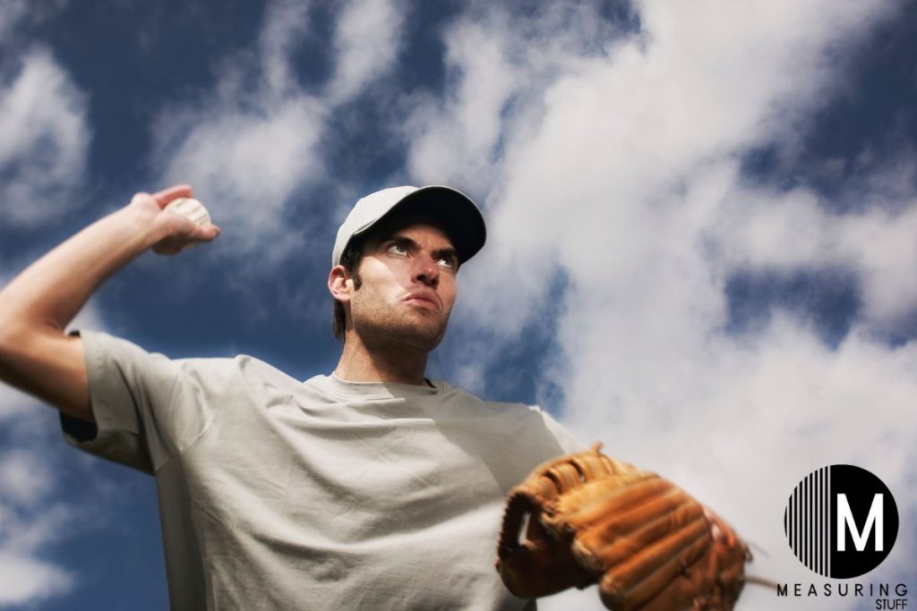 man throwing a baseball