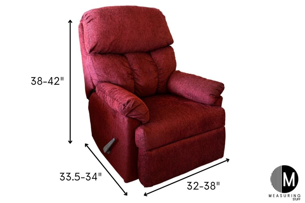 recliner with dimensions