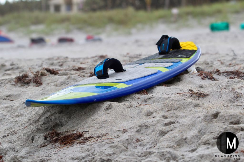 kite board on the sand