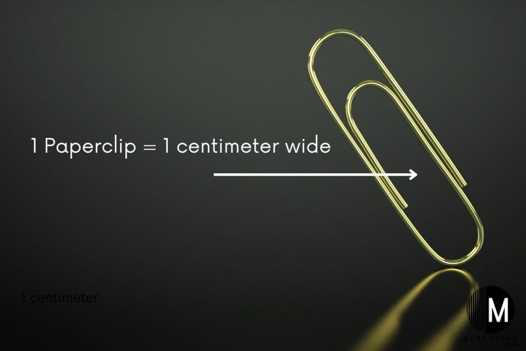gold colored paperclip