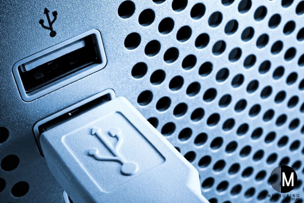 USB port on computer