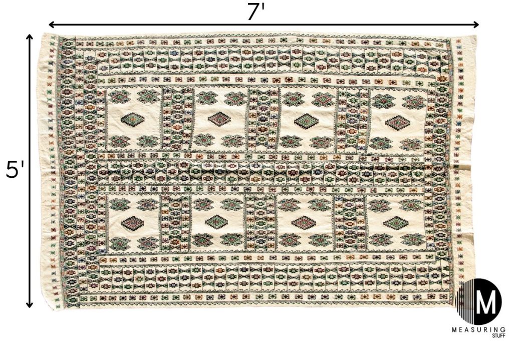 5x7 multi pattern rug 