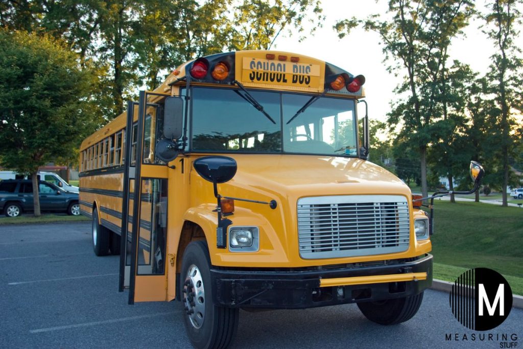 parked school bus