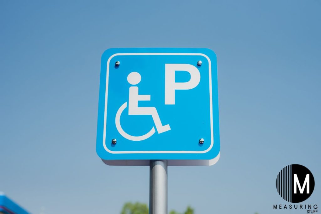 wheelchair parking sign