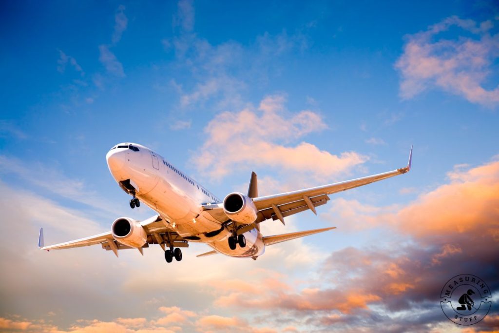 jet aircraft with landing gear down