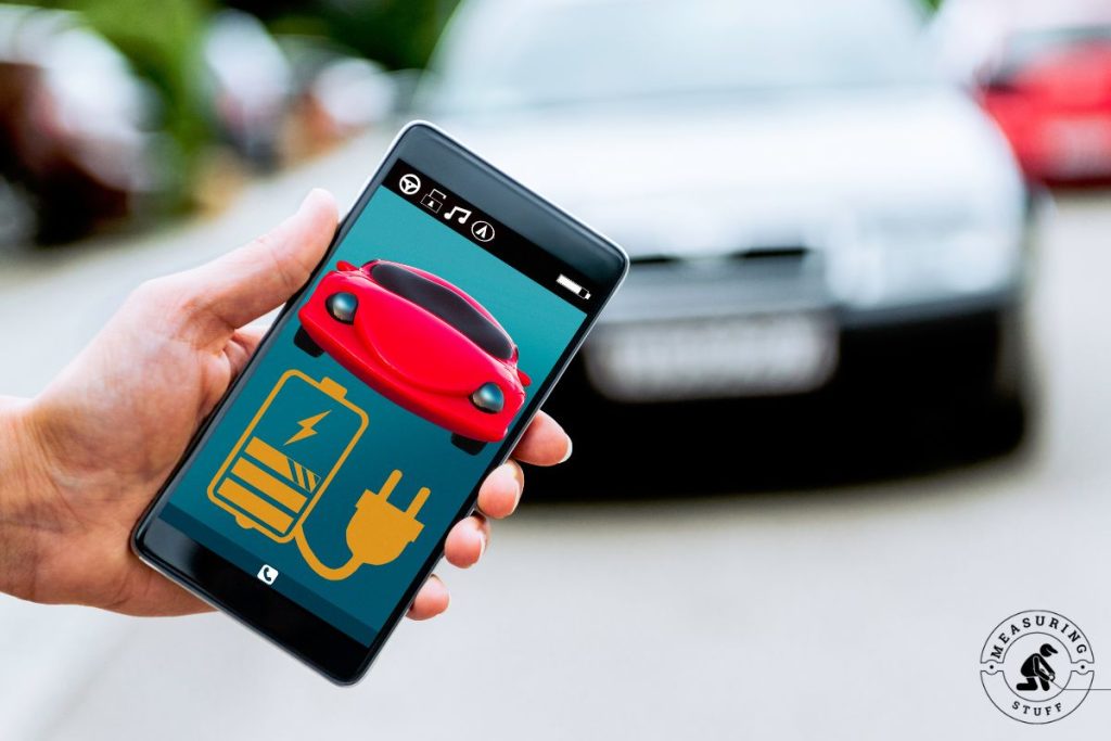 battery level on a smart phone