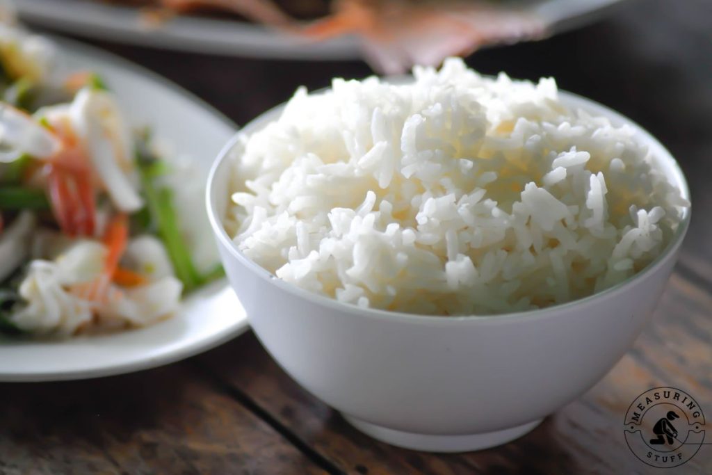bowl of white rice