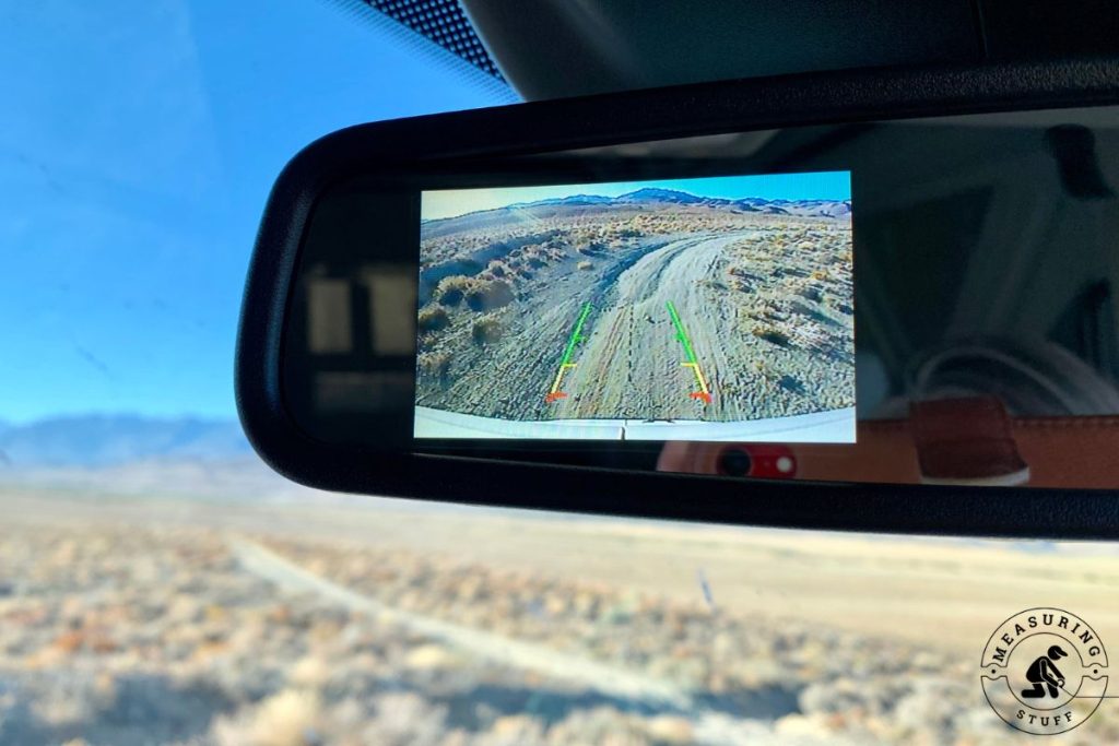 backup camera in mirror