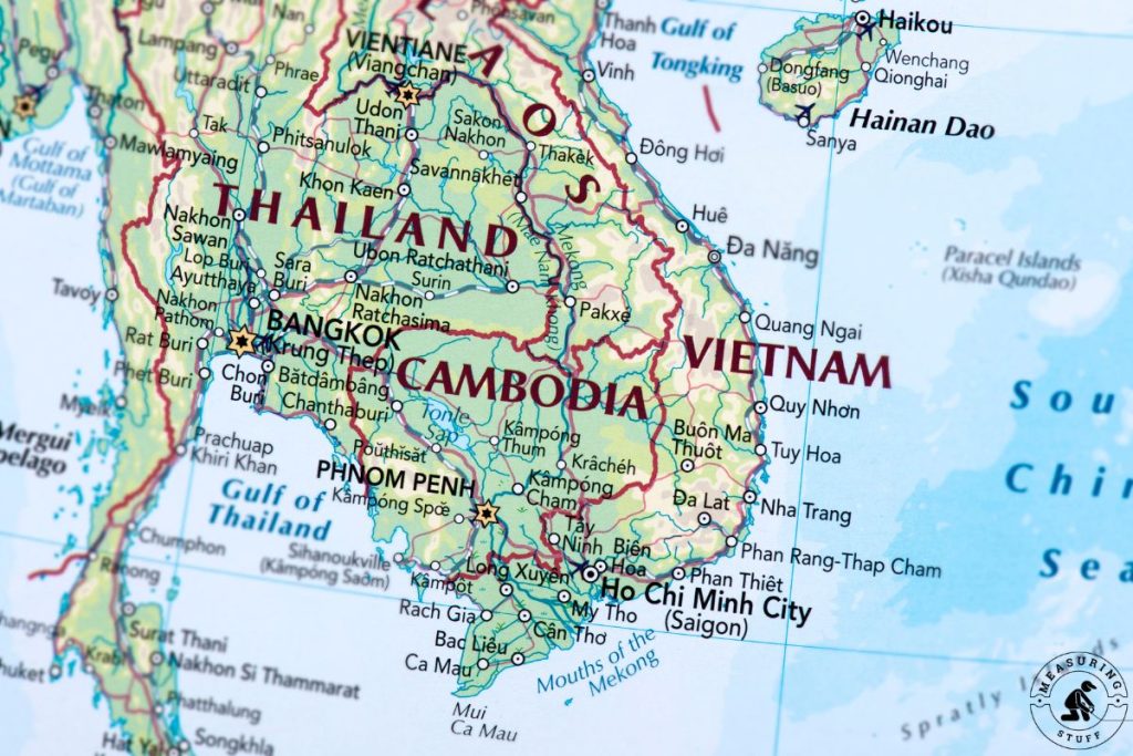vietnam map 