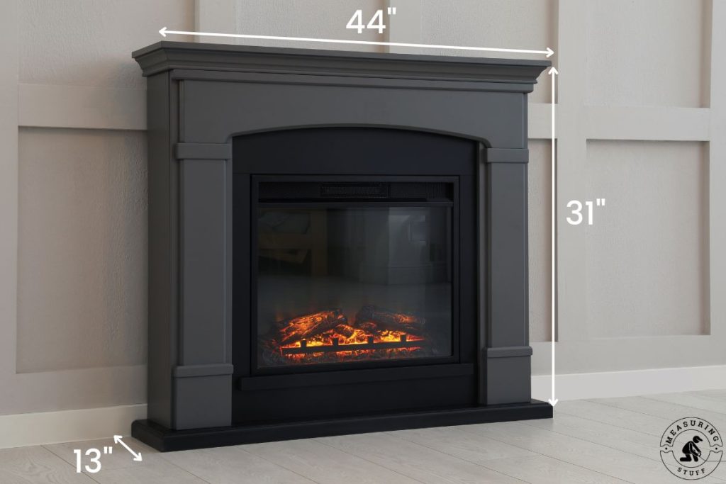 electric fireplace dimensions
