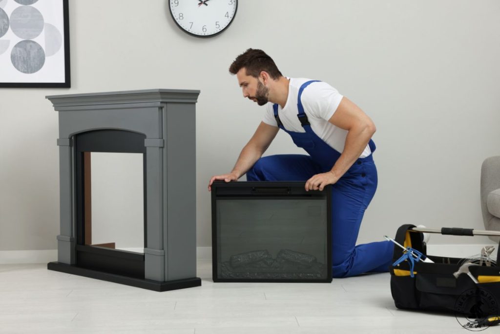 installing an electric fireplace