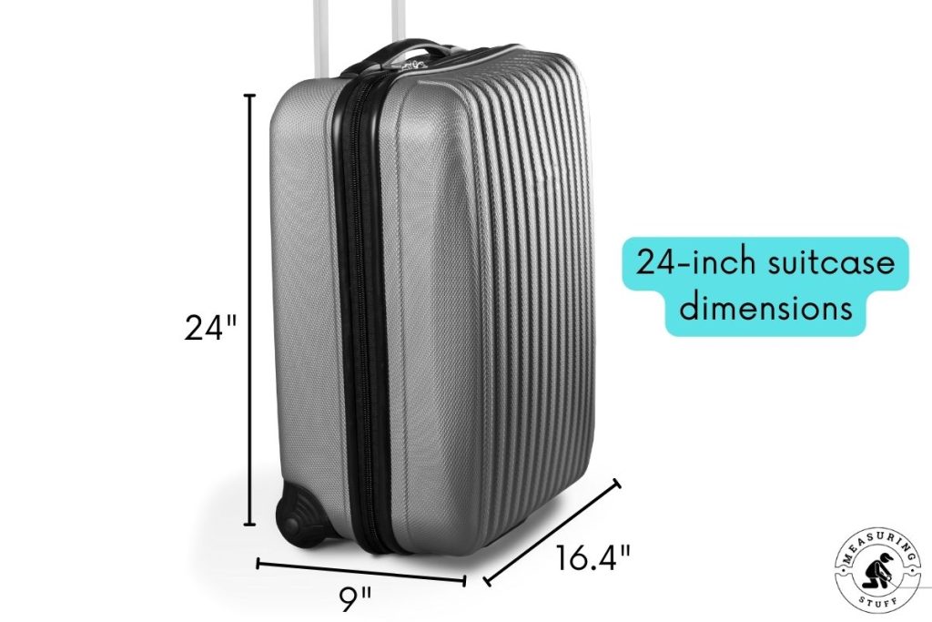 24 inch suitcase dimensions