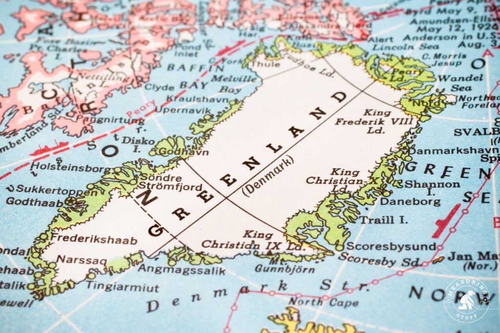 map of Greenland