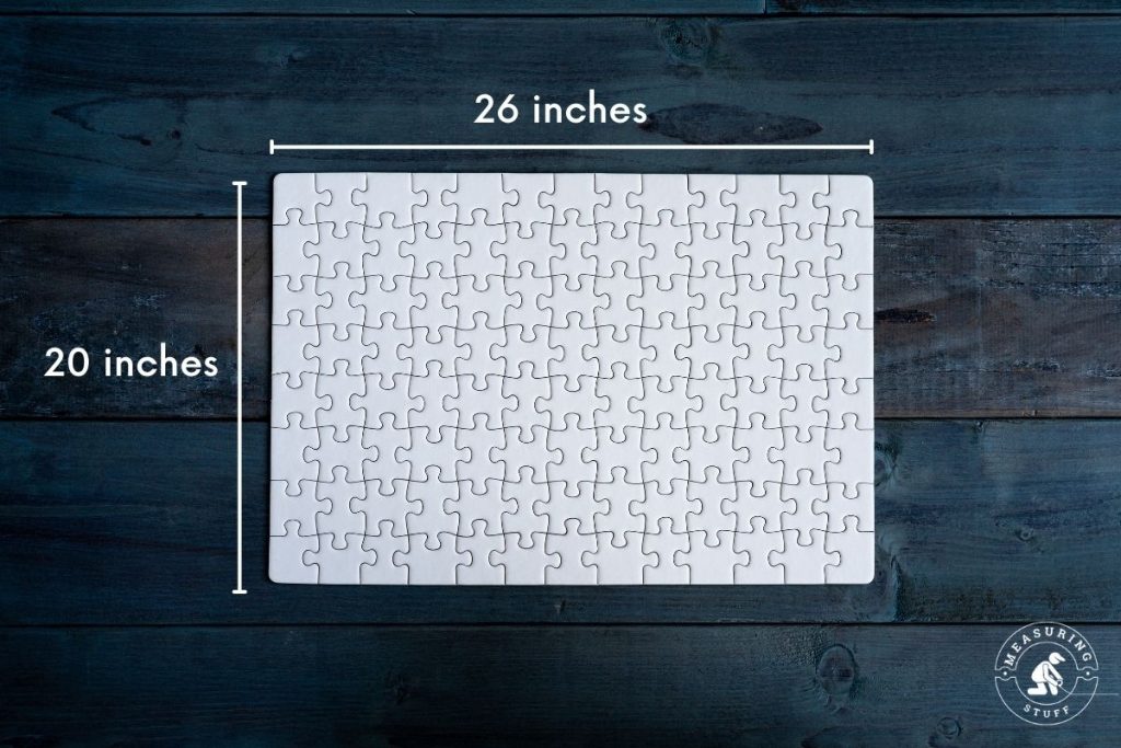 1000 piece puzzle dimensions