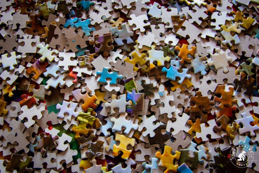 pile of puzzle pieces