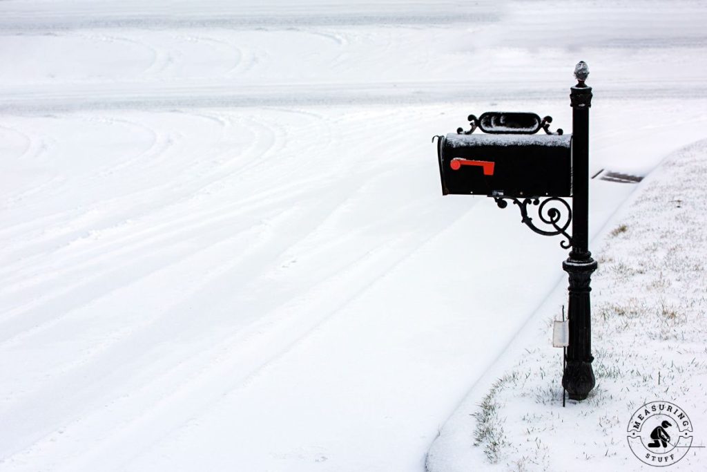 mailbox in winter