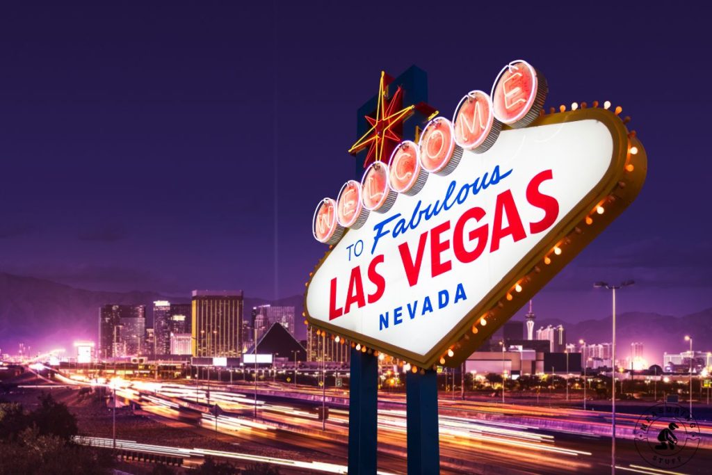 welcome to Las Vegas road sign