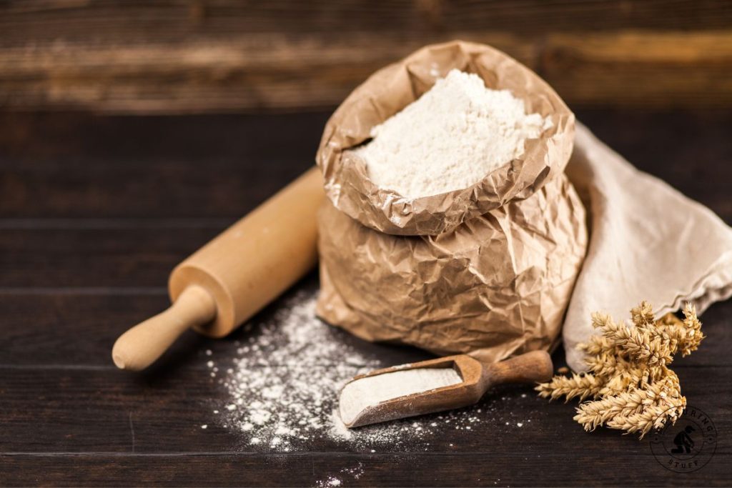 paper bag of flour