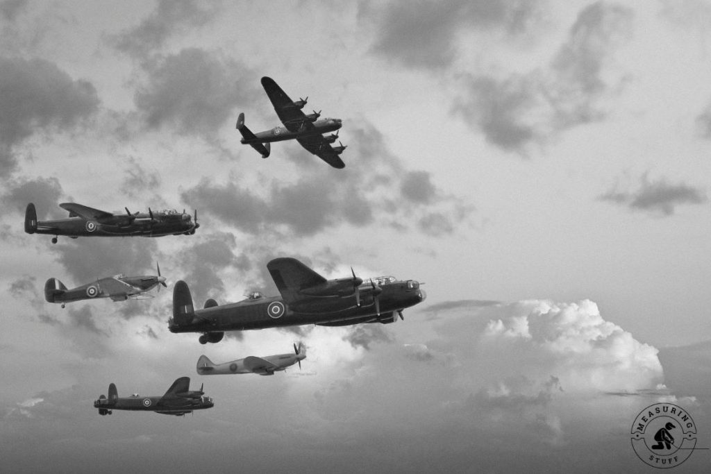 WW2 aircraft in flight