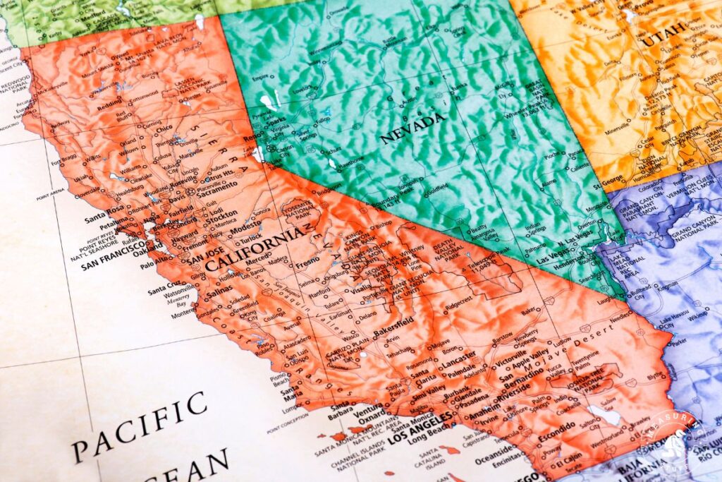 map of california
