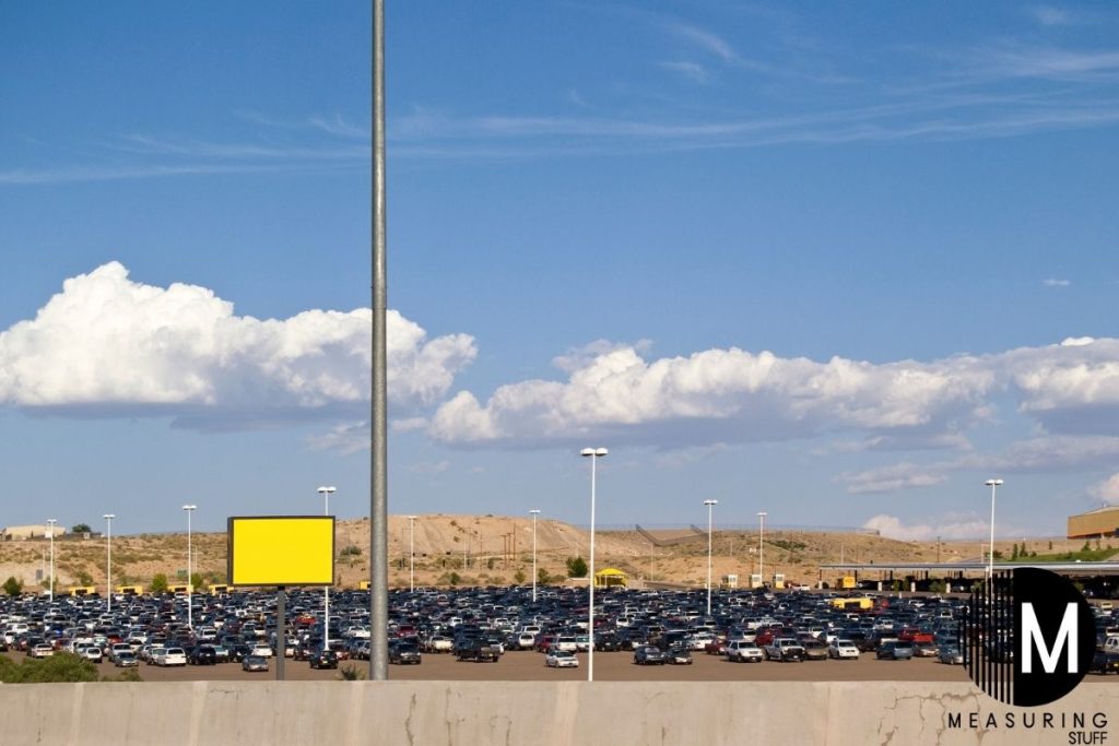 large outdoor parking lot