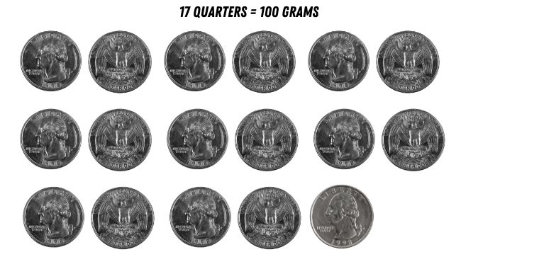 17 USA quarters