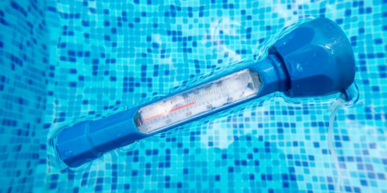floating pool thermometer