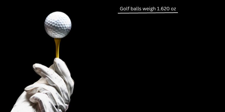 holding a golf ball on a tee