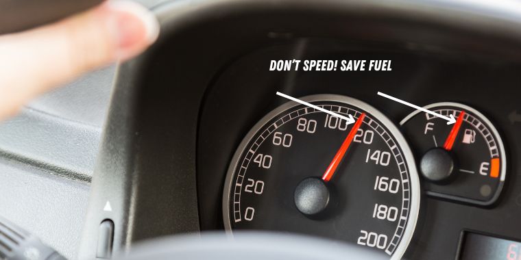 speedometer and gas guage